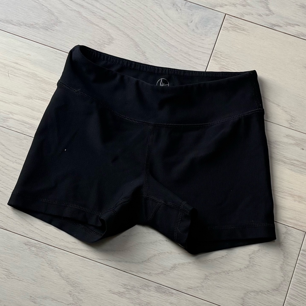 90 Degree By Reflex Black Shorts